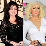 Valerie Bertinelli Claims Christina Aguilera Gave Her the 'Cold Shoulder'