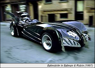 Batmobile in Batman and Robin (1997)