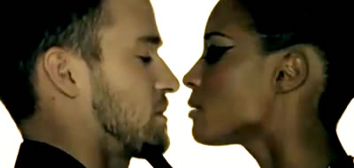 Ciara and Justin Timberlake playing lovers
