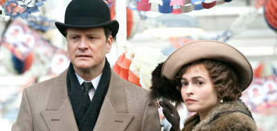Colin Firth stars as King George VI, Helena Bonham Carter stars as Queen Elizabeth in 'The King's Speech' 