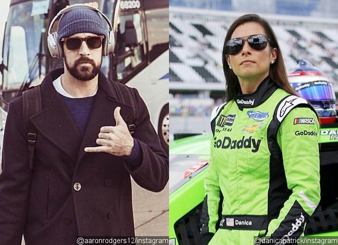 Aaron Rodgers and Danica Patrick Kiss at Daytona 500 Before She Crashes During Her Final NASCAR Race
