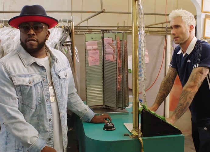 Adam Levine Works at Dry Cleaners in Big Boi's Music Video for 'Mic Jack'