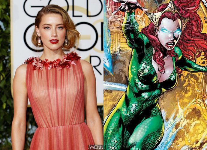 Amber Heard Confirms Her Role as Aquaman's Wife Mera