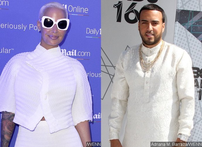 New Couple? Amber Rose and French Montana Spotted Leaving Party Together