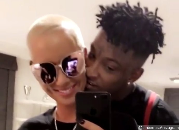 Amber Rose Passionately Kisses Beau 21 Savage in New Racy Instagram Video