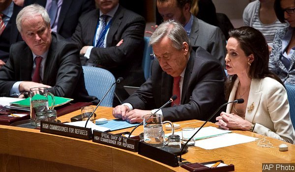 Angelina Jolie Criticizes U.N. for Inaction in Syria