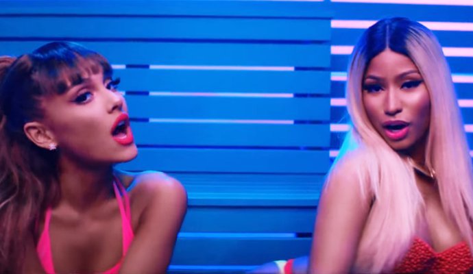 Watch Ariana Grande and Nicki Minaj Ooze Sexiness in 'Side to Side' Video