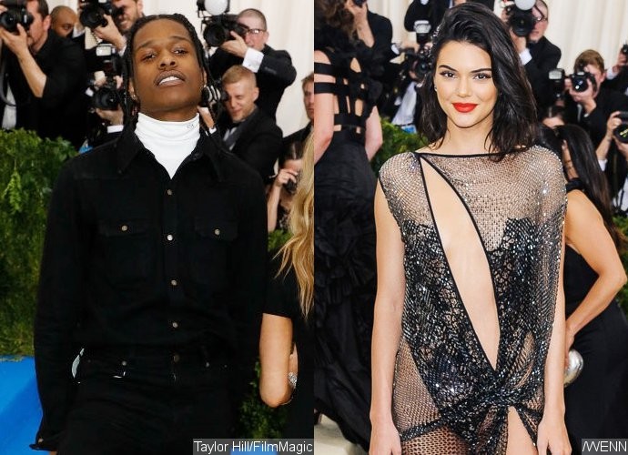 A$AP Rocky Grabs Kendall Jenner's Booty at Met Gala as Her Sisters Take Photos