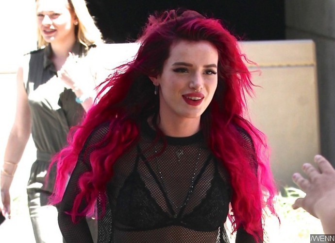 Bella Thorne Almost Spills Out of Her Tiny Top as She Parties at EDC Las Vegas - Watch the Video