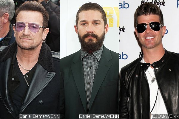 Bono, Shia LaBeouf, Robin Thicke Make It Onto GQ's List of 'Least Influential People'