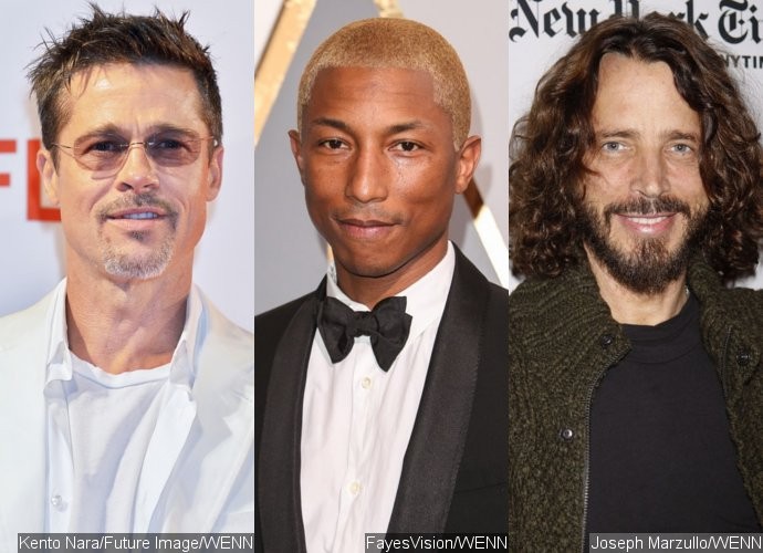 Brad Pitt, Pharrell and More Celebrity Pals Attend Chris Cornell's Funeral