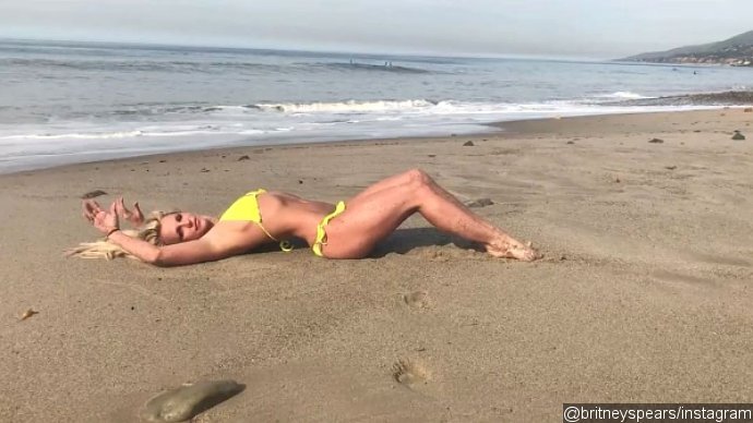 Watch! Britney Spears Flaunts Her Toned Body in a Tiny Bikini in This Playful Video