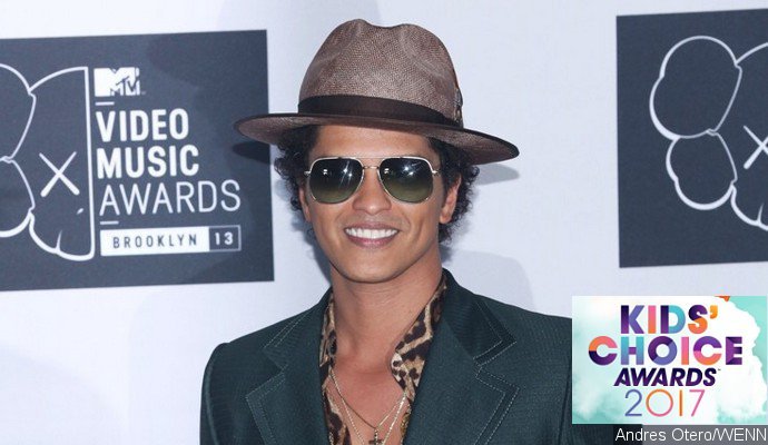 Bruno Mars Dominates 2017 Nickelodeon's Kids' Choice Awards Nominations in Music
