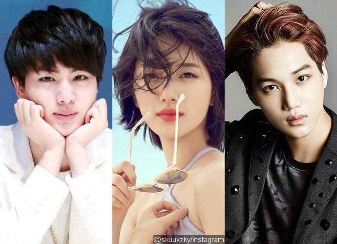 BTS' Jin, Suzy, EXO's Kai and More Are Nominated for Most Beautiful and Handsome Faces of 2017