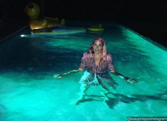 Busy Philipps Jumps Into Swimming Pool With Her Clothes on to Save Her Daughter