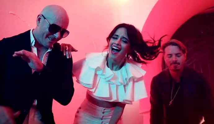 Watch Camila Cabello Get Flirty With Pitbull and J Balvin in 'Hey Ma' Music Video