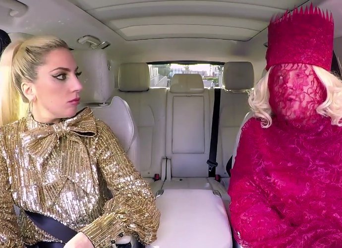'Carpool Karaoke': Lady GaGa Is Novice Driver, James Corden Tries on Her Infamous Costumes