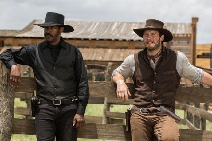 Check Out Denzel Washington and Chris Pratt in New Images From 'Magnificent Seven'