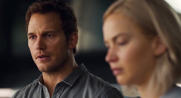 Chris Pratt and Jennifer Lawrence Face Great Danger in New 'Passengers' Trailer