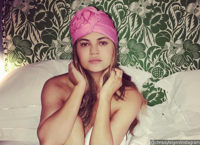 Chrissy Teigen Naked in Bed in New Photos