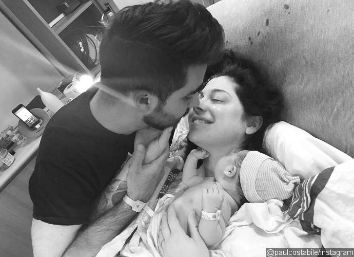 Christina Perri Welcomes First Child With Paul Costabile - See the Adorable Family Pic!