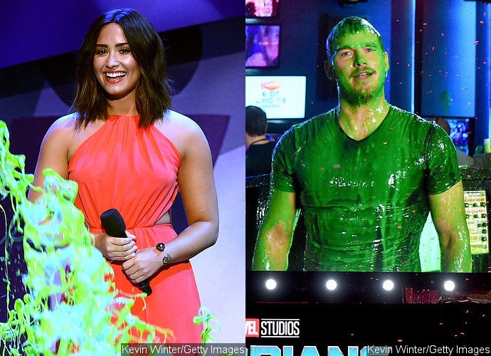 Demi Lovato and Chris Pratt Get Slimed at 2017 Kids' Choice Awards