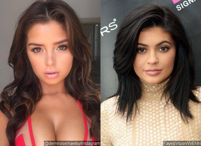 Tyga's New Lady Demi Rose Tries to Copy Kylie Jenner by Wearing Similar Strappy Bikini