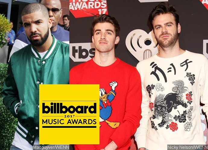 Drake and The Chainsmokers Are Top Nominees for 2017 Billboard Music Awards