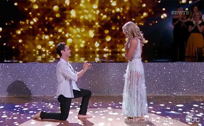 Watch 'Dancing with the Stars' Pro Sasha Farber Propose to Emma Slater on Live Show