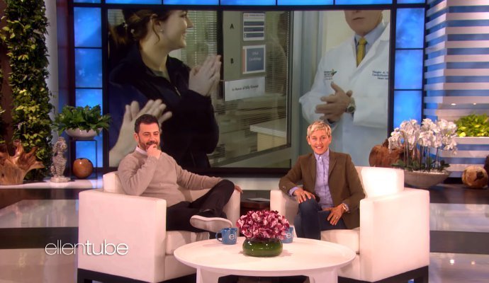 Ellen DeGeneres Moves Jimmy Kimmel to Tears With Touching Surprise