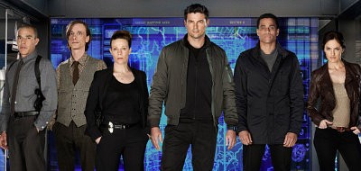  Karl Urban's police officer character is paired with android 