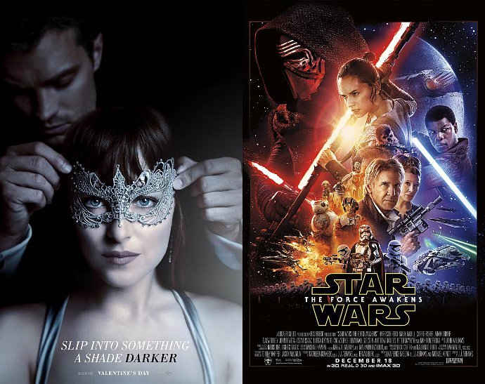 'Fifty Shades Darker' Beats 'The Force Awakens' for Most Watched Trailer in 24 Hours