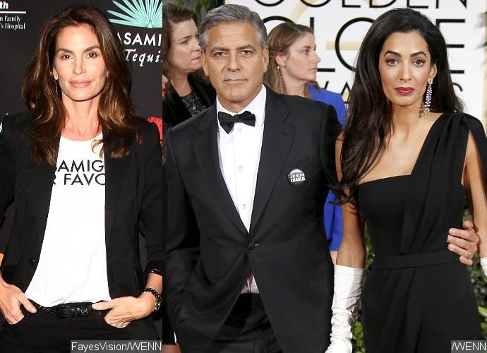 George Clooney's Pal Cindy Crawford Just Confirms the Sexes of His and Amal's Twins