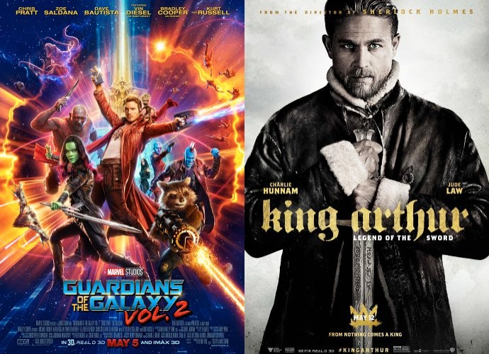 'GOTG Vol. 2' Remains at No. 1 at Box Office, 'King Arthur: Legend of the Sword' Flops