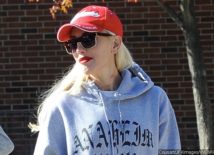 Gwen Stefani Fails to Cover Her Neck Hickey During an Outing With Her Kids