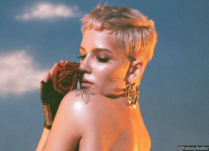 Halsey Announces Sophomore Album With Sultry Topless Photo
