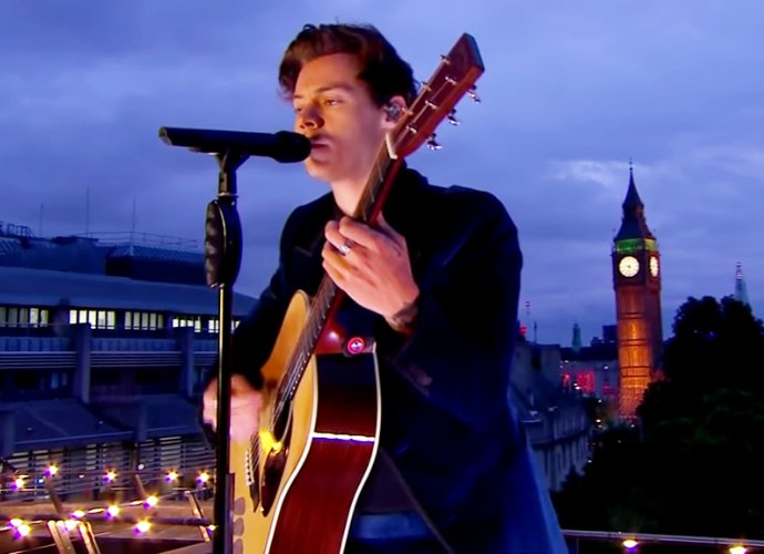 Watch Harry Styles' Mesmerizing Rooftop Performance of 'Two Ghosts' on 'The Late Late Show'