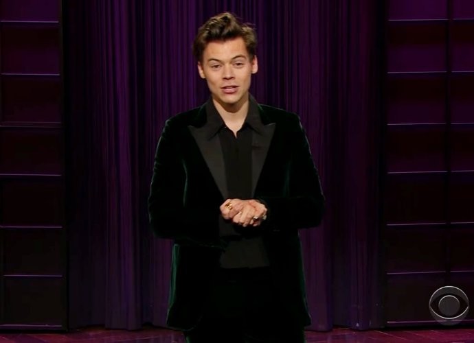 Harry Styles Skewers Donald Trump in 'Late Late Show' Monologue