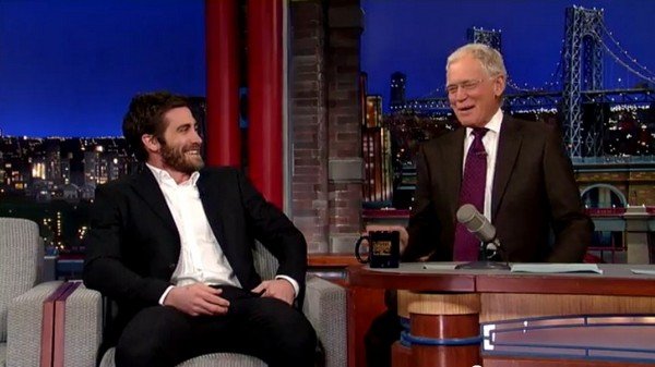 Jake Gyllenhaal Does the 'Salmon' Trick on 'Letterman'