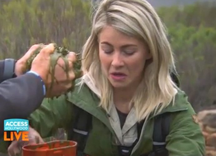 Yikes! Julianne Hough Eats Elephant Poop on 'Running Wild with Bear Grylls'