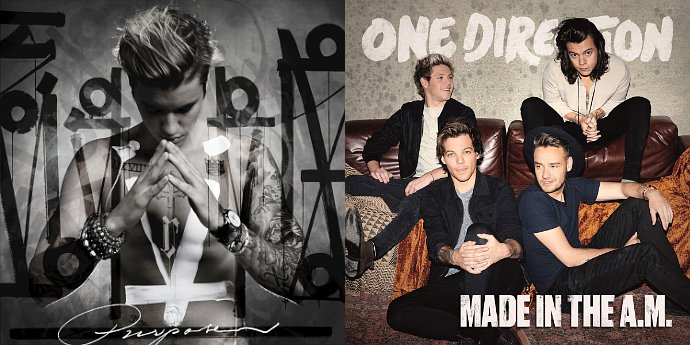 Justin Bieber Beats One Direction on Billboard 200 With Biggest Sales of 2015