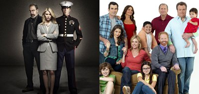  'Homeland' and 'Modern Family' won big at Primetime Emmy Awards