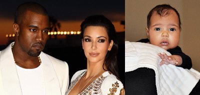  Kim Kardashian gave birth to her and Kanye West's daughter 