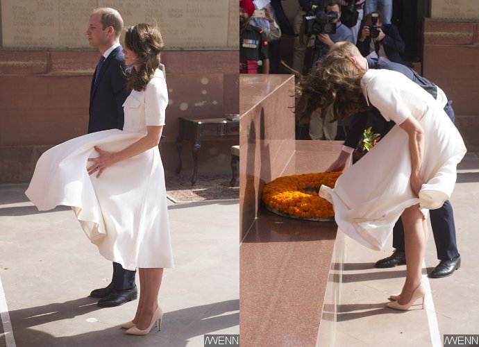 Oops! Kate Middleton Suffers Wardrobe Malfunction While Visiting India