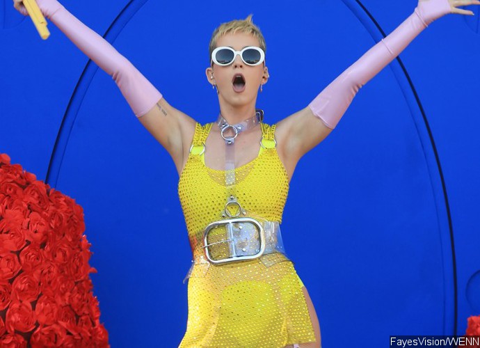 Katy Perry Accidentally Flashes Her Bare Butt During Live Stream