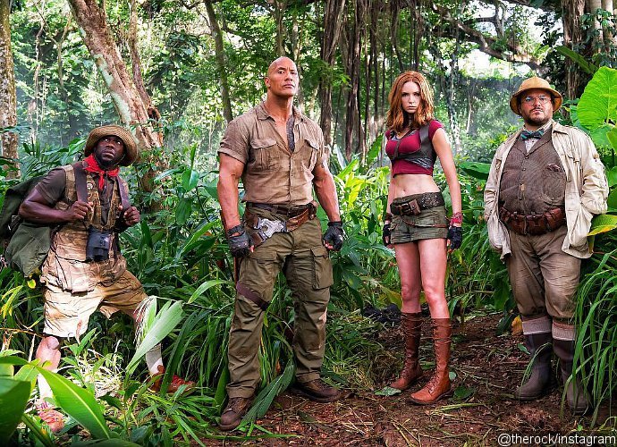 First Look at Kevin Hart, Karen Gillan and Jack Black in 'Jumanji' Set Pic Shared by The Rock