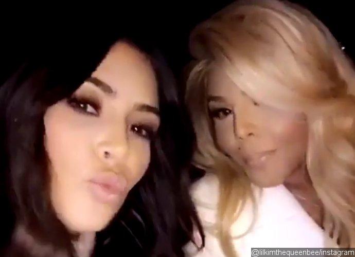 Kim Kardashian and Lil' Kim Do Their Own Version of 'Carpool Karaoke'
