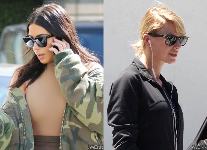 Is Their Feud Just Publicity Stunt? Kim Kardashian and Taylor Swift Spotted in WeHo on the Same Day