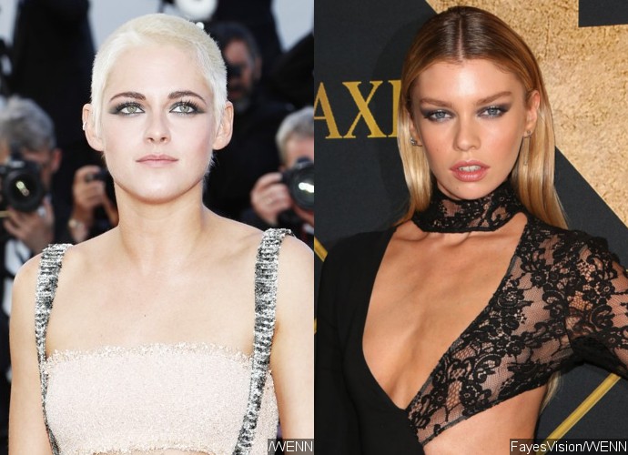 Kristen Stewart Nearly Exposes Bare Chest During Photo Shoot With Stella Maxwell