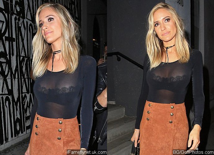 Kristin Cavallari Shows Off Sexy Post-Baby Body as She Flashes Bra in Sheer Top